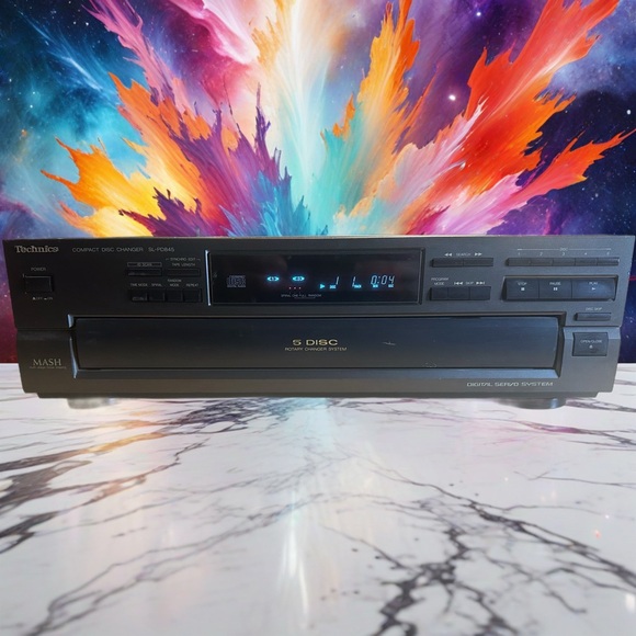 Technics Other - Technics SL-PD845 CD Player 5 Disc Carousel Japan 1993 Fully Tested Works Nicely